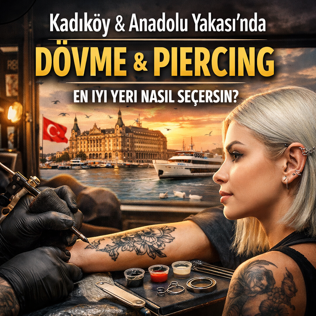 Kadıköy ve Anadolu Yakası’nda Dövme & Piercing Yaptırılacak En Doğru Yer Nasıl Seçilir? (2026 Rehberi)